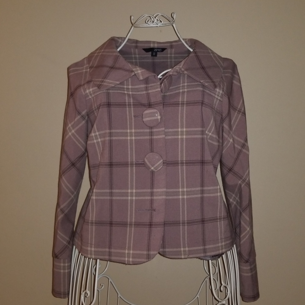 Zinc Plaid Jacket